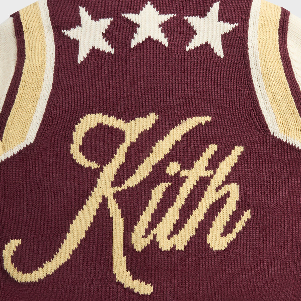 Kith Porter Varsity Knit Bomber Jacket - Magma
