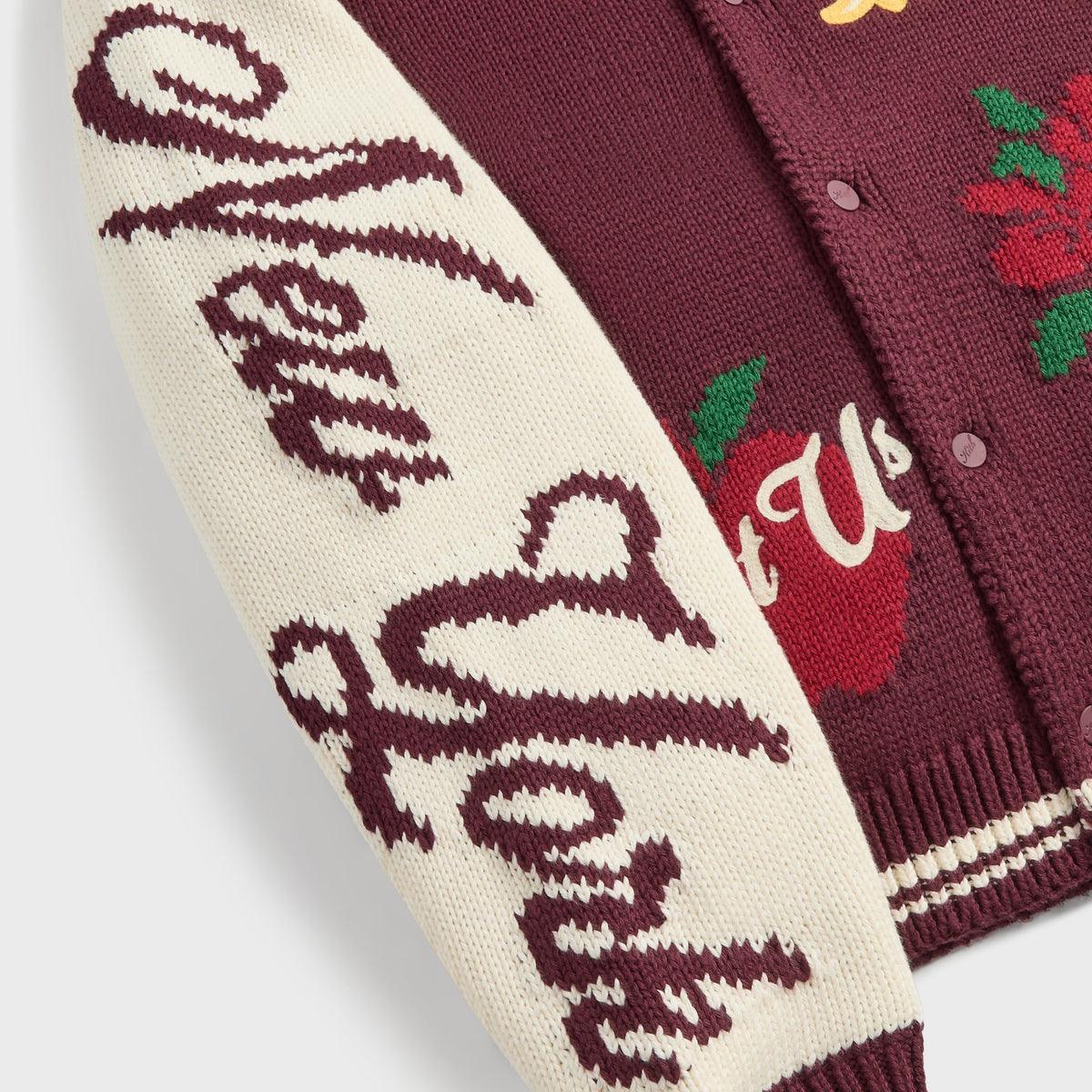 Kith Porter Varsity Knit Bomber Jacket - Magma - PH