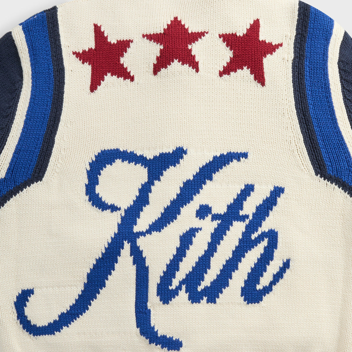 Kith Porter Varsity Knit Bomber Jacket - Sandrift
