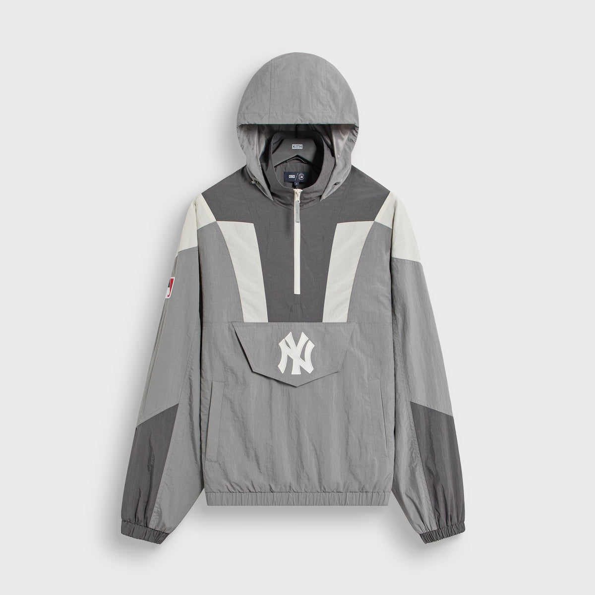 Kith for the New York Yankees Nylon Dante Pullover Jacket - Skyscraper