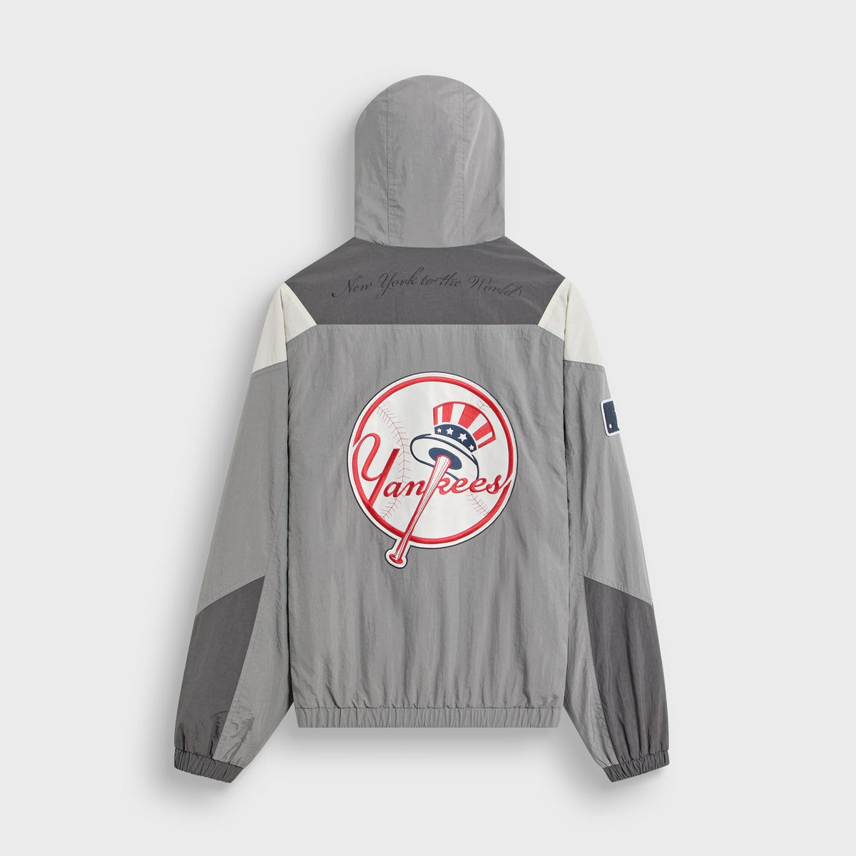 Kith for the New York Yankees Nylon Dante Pullover Jacket - Skyscraper - PH