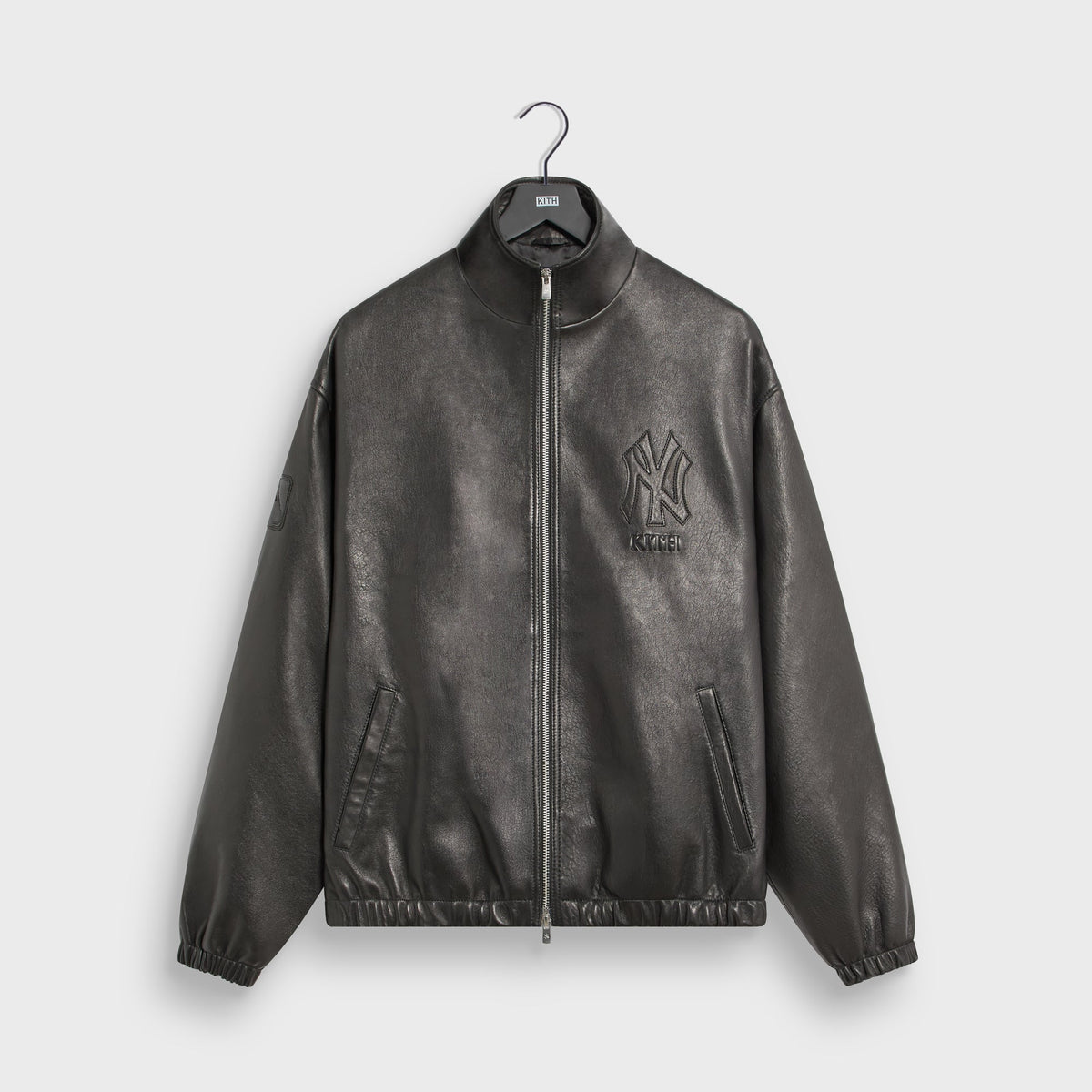 Kith for the New York Yankees Leather Ames Jacket - Black - PH