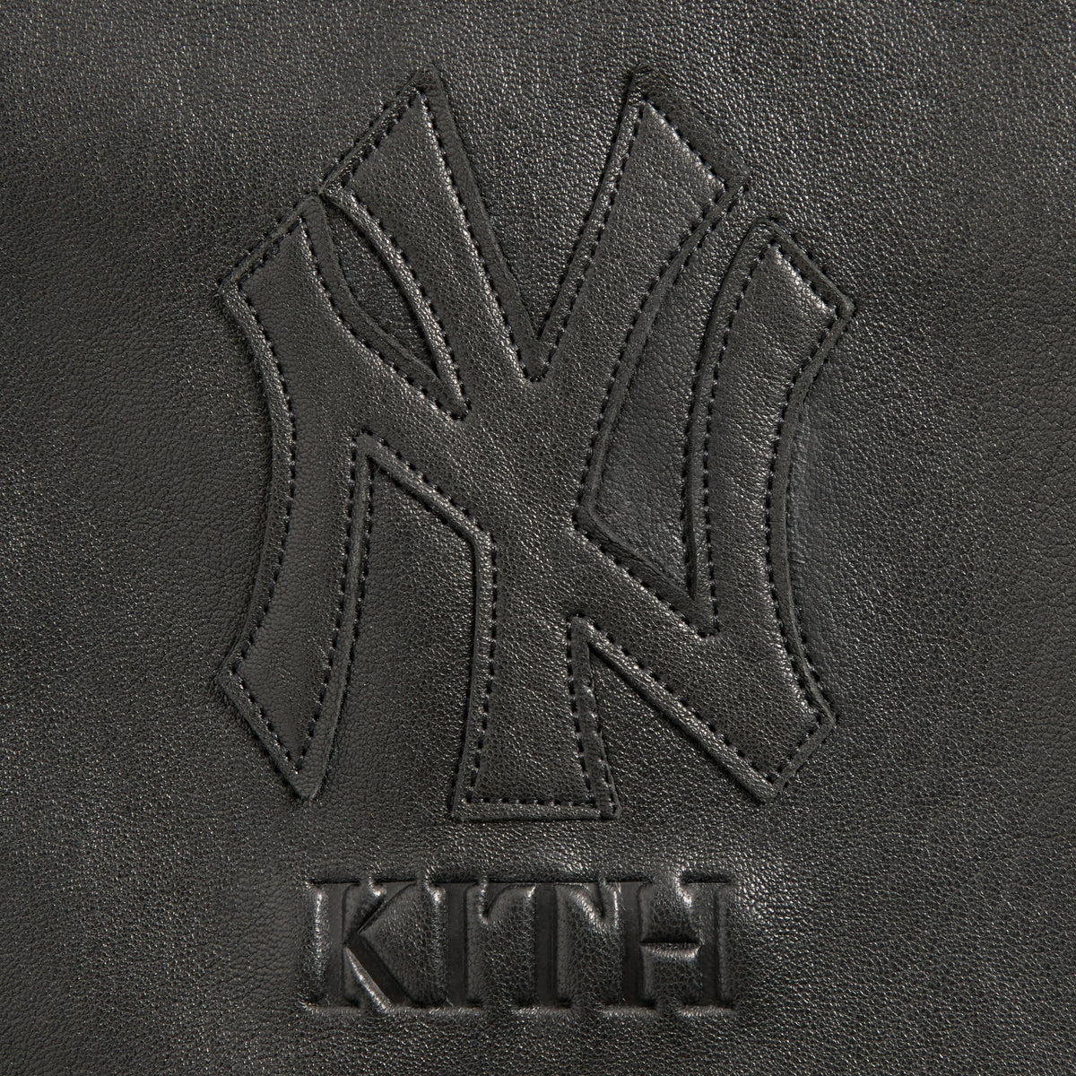 Kith for the New York Yankees Leather Ames Jacket - Black