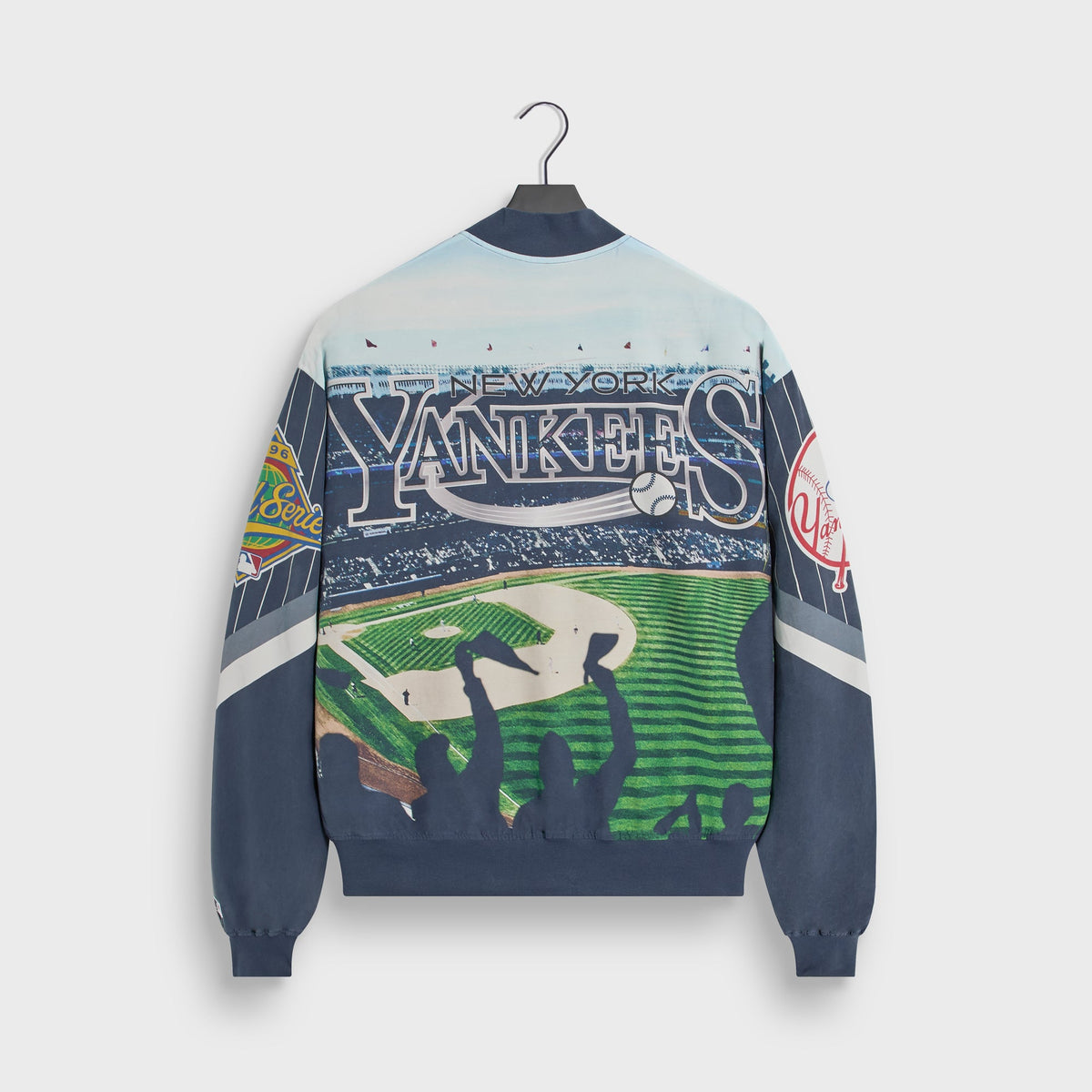 Kith for the New York Yankees Cupro Ferris Jacket - Nocturnal