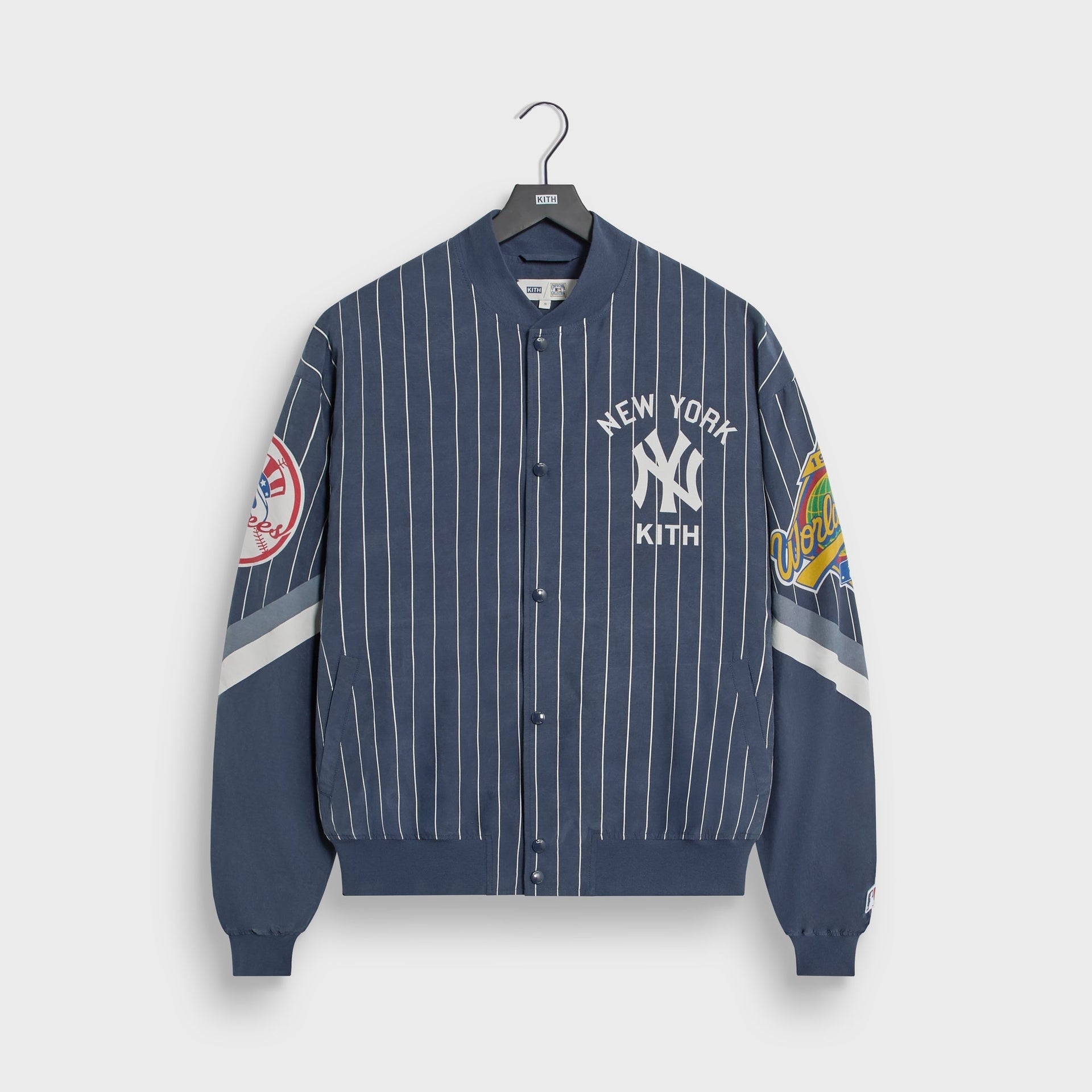 Kith for the New York Yankees Cupro Ferris Jacket - Nocturnal - PH
