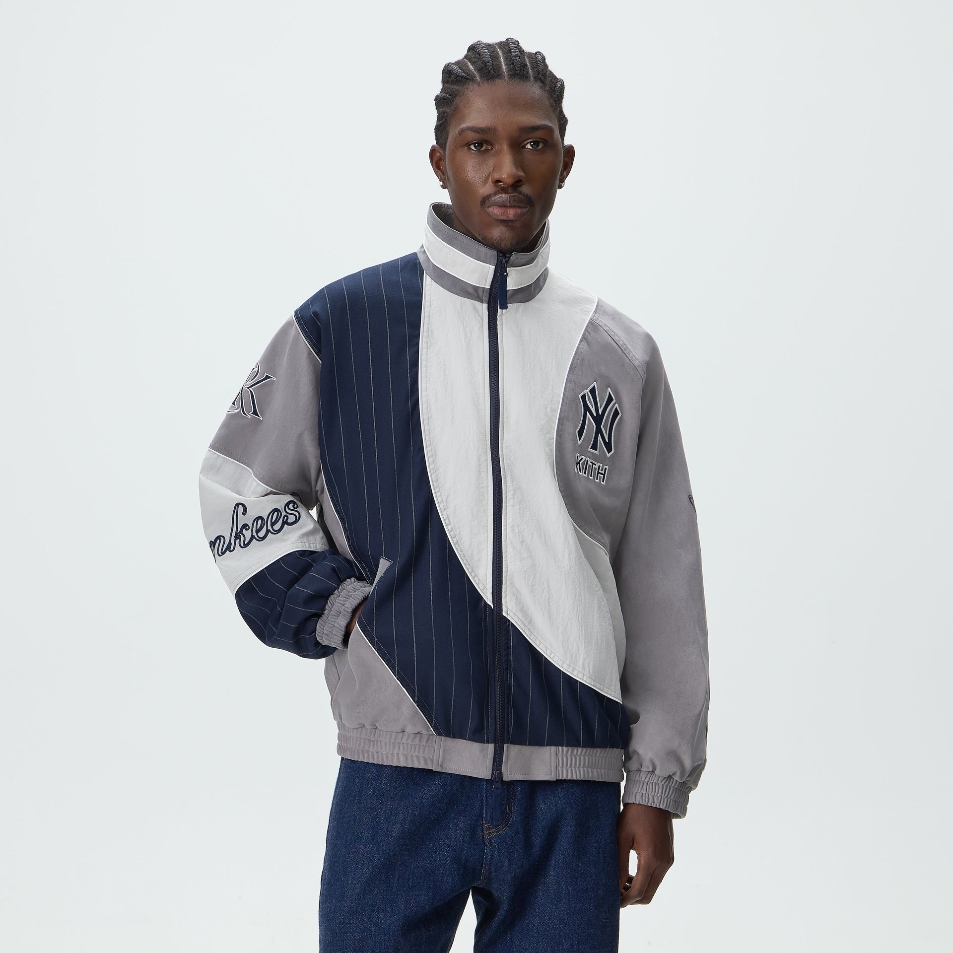 Kith for the New York Yankees Percy Jacket - Skyscraper