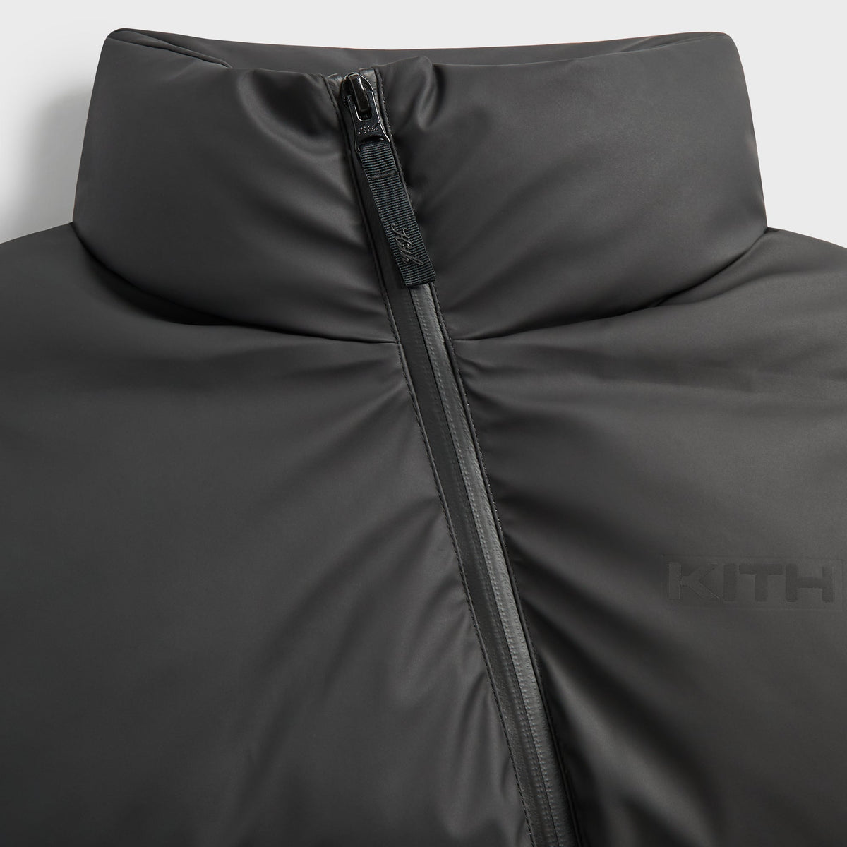 Kith Stretch Poly Filmore Puffer Vest - Black