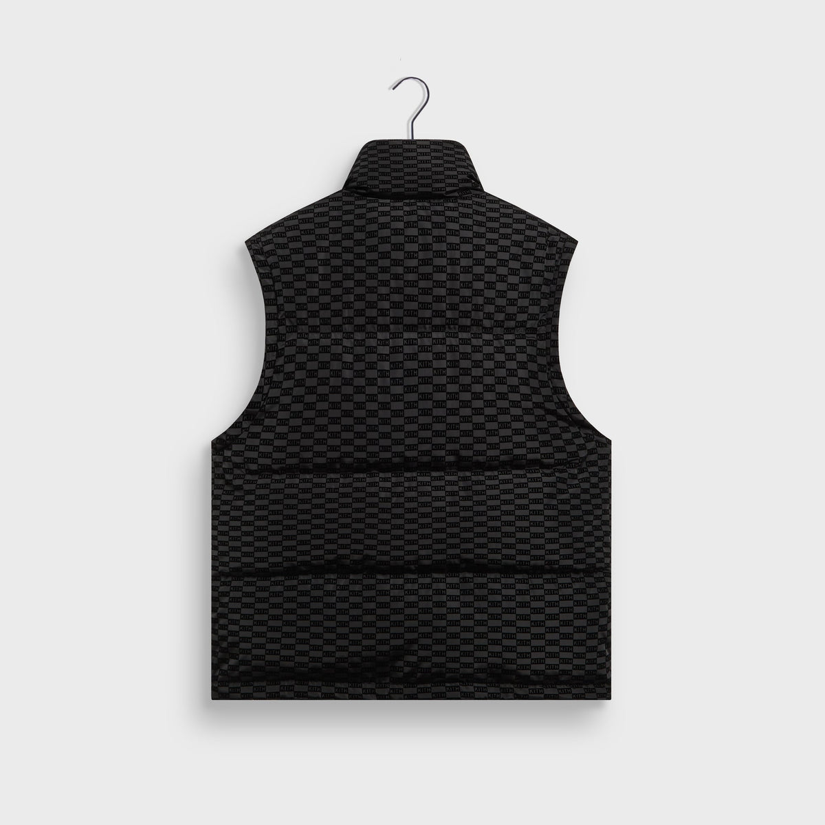 Kith Flocked Monogram Westley Convertible Puffer - Black