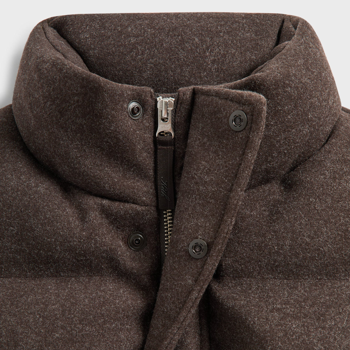 Kith Felted Jersey Maverick Puffer Vest - Kindling