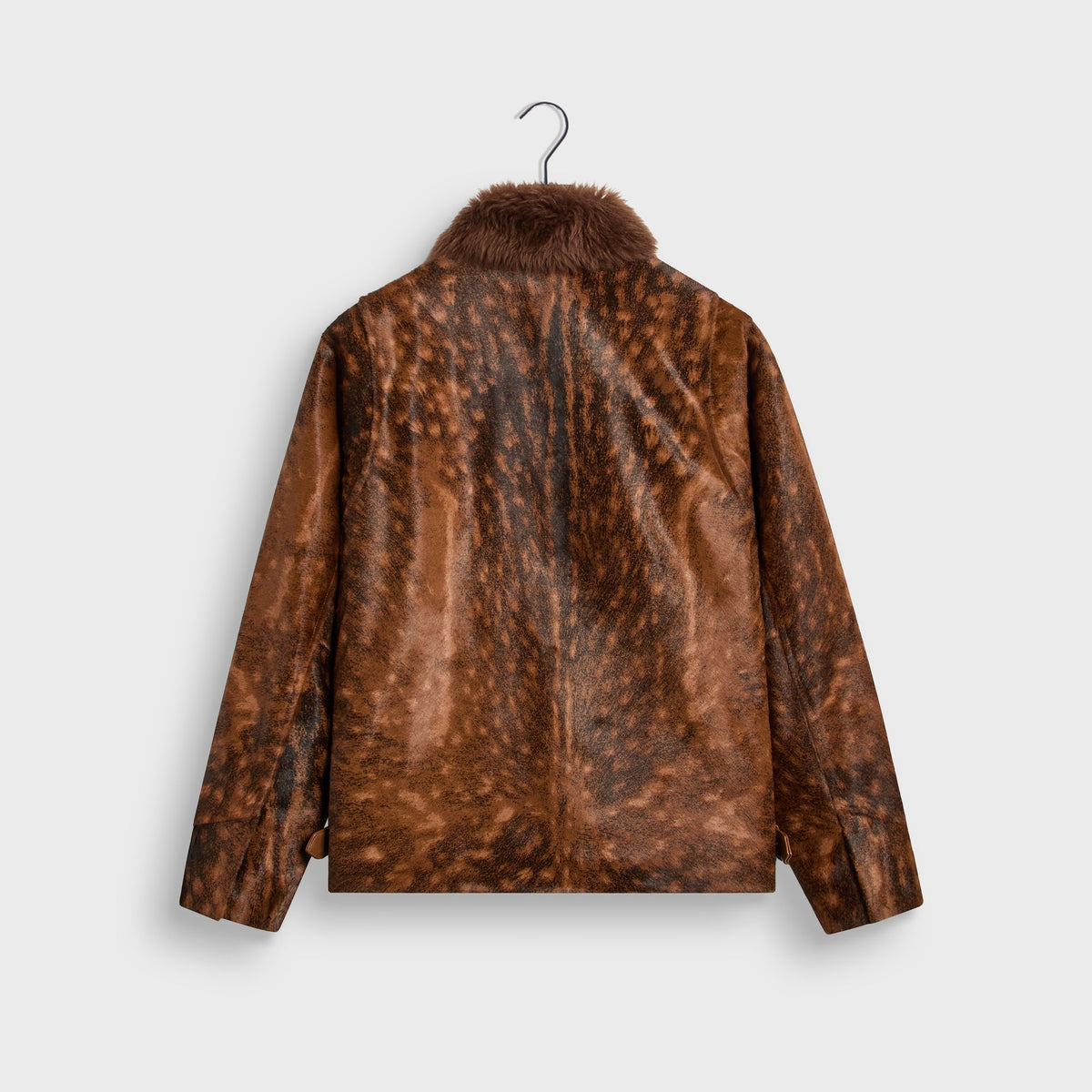 &Kin Deer Print Ponyhair Vail Jacket - Nougat - PH