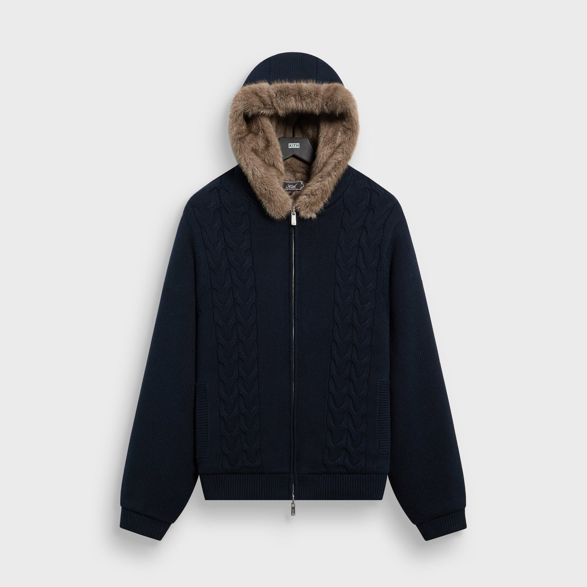 Kith Reversible Knit Jaysen Bomber Jacket - Nocturnal