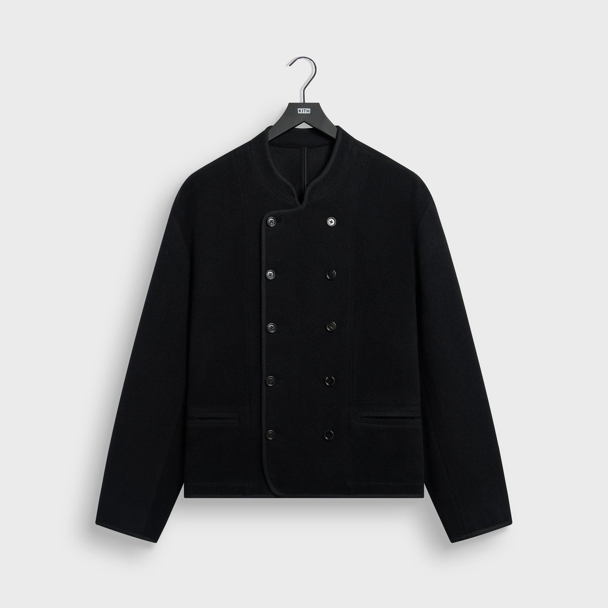 &Kin Wool Cashmere Bowie Jacket - Black