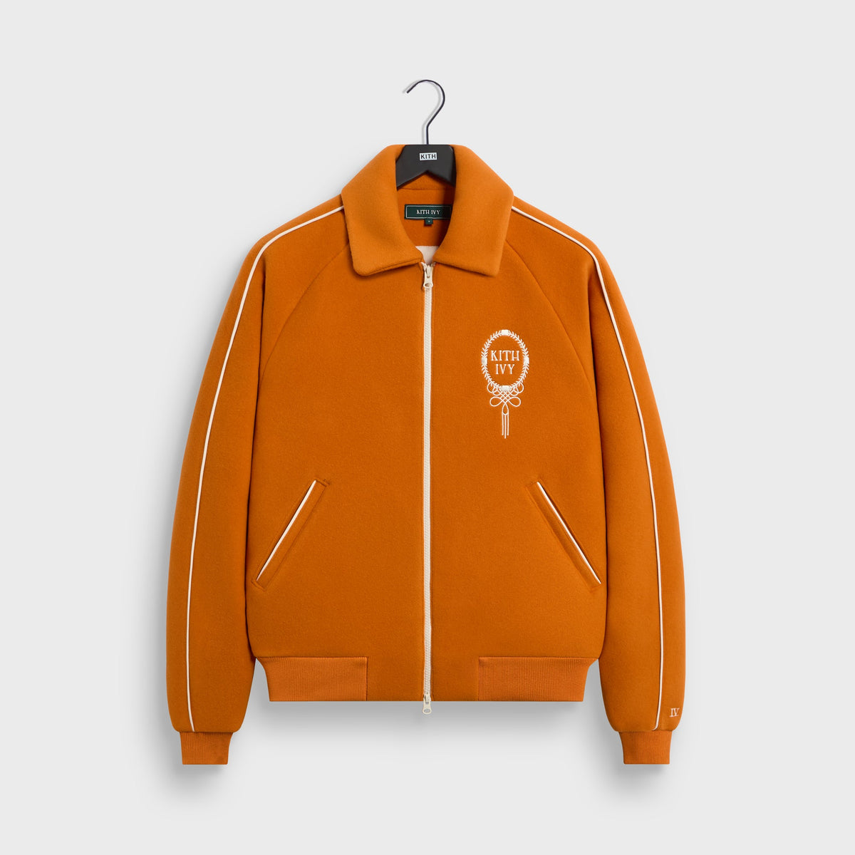 Kith Ivy Wool Varsity Jacket - Clementine