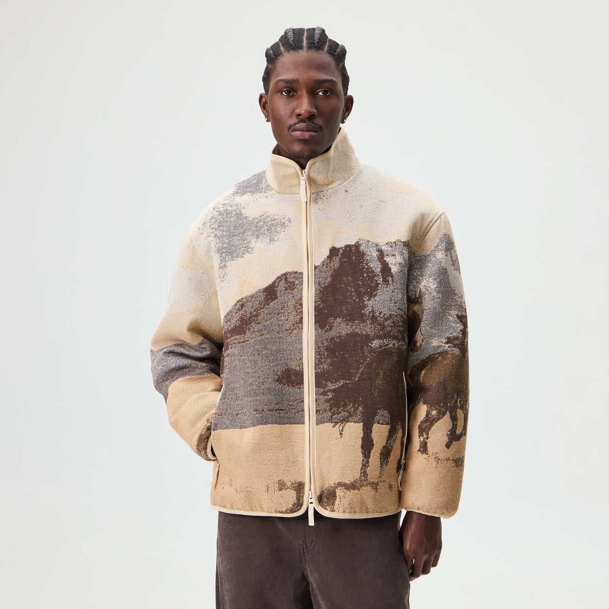 Kith Wild Herd Tapestry Harper Jacket - Sandrift