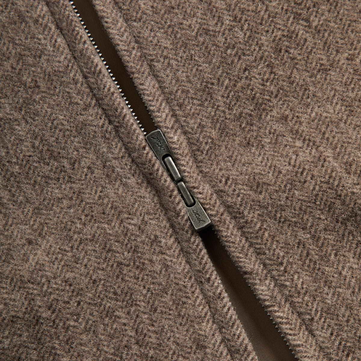 &Kin Wool Cashmere Stephen Track Jacket - Kindling - PH