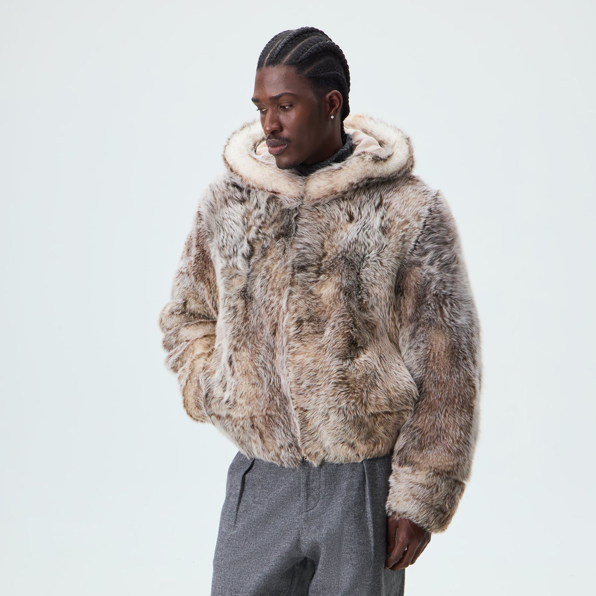 &Kin Shearling Jaysen Hoodie - Ambiance