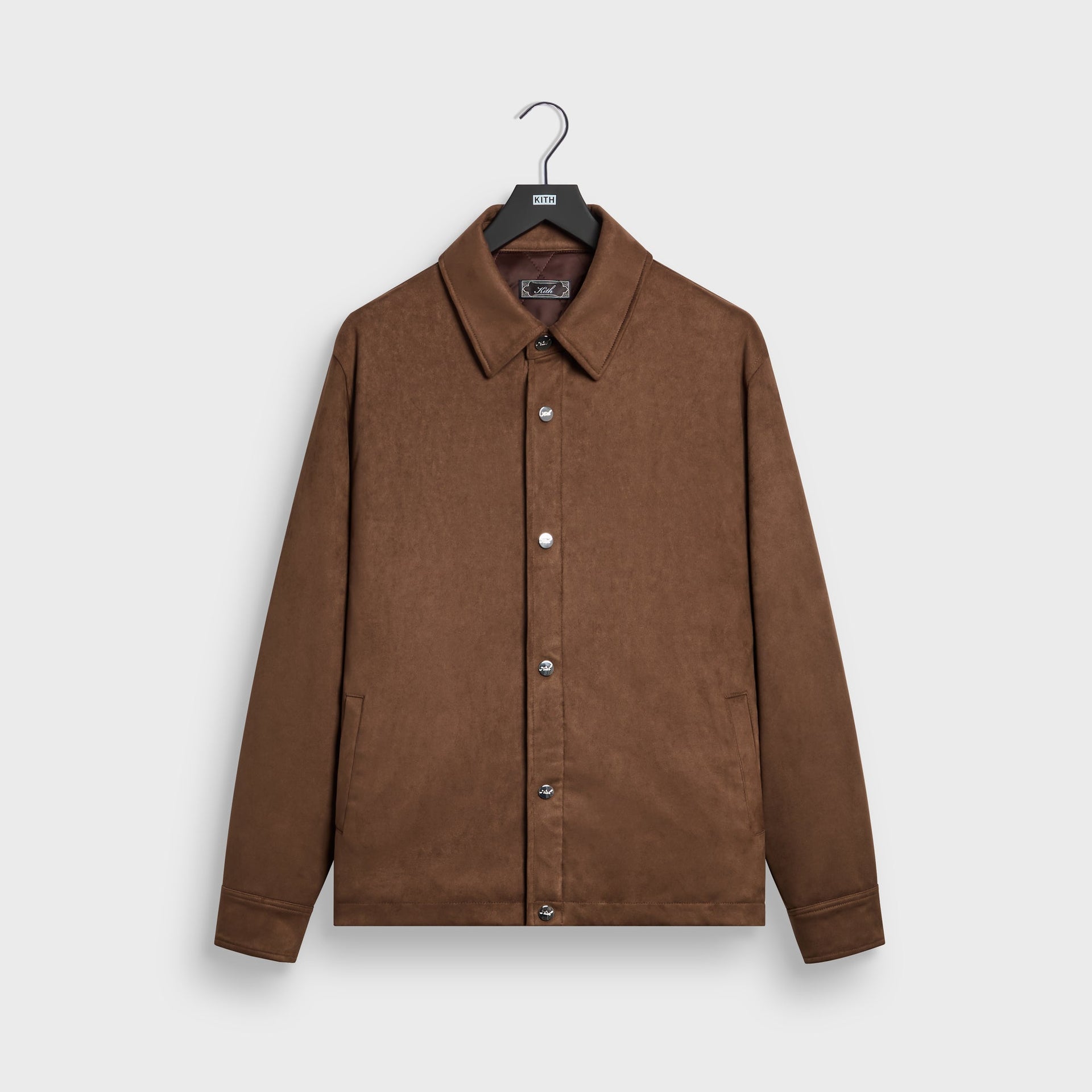 Kith Microsuede Bonded Brixton Shirt Jacket - Hurricane - PH