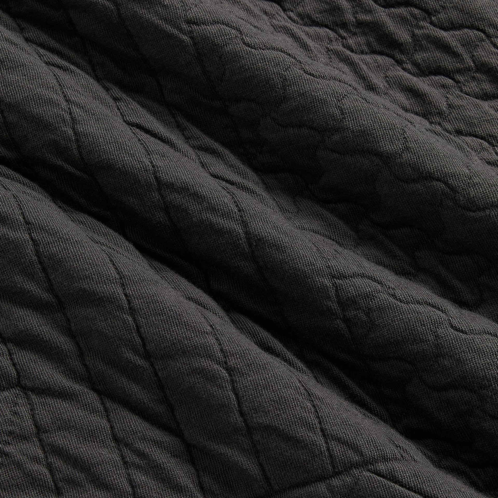 Kith Quilted Interlock Denis Pullover - Carbon