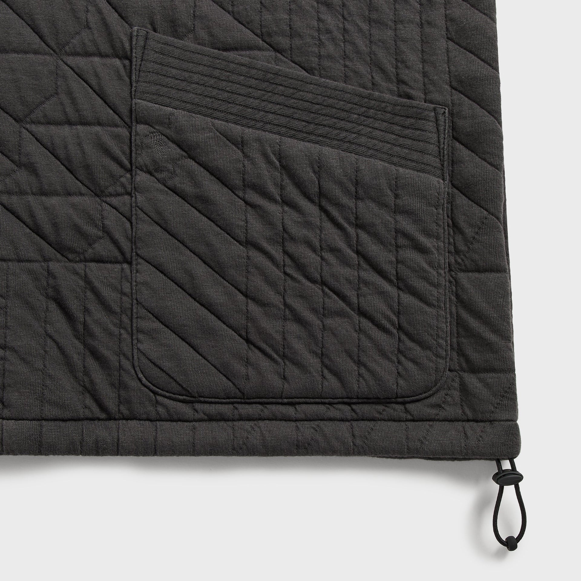 Kith Quilted Interlock Denis Pullover - Carbon