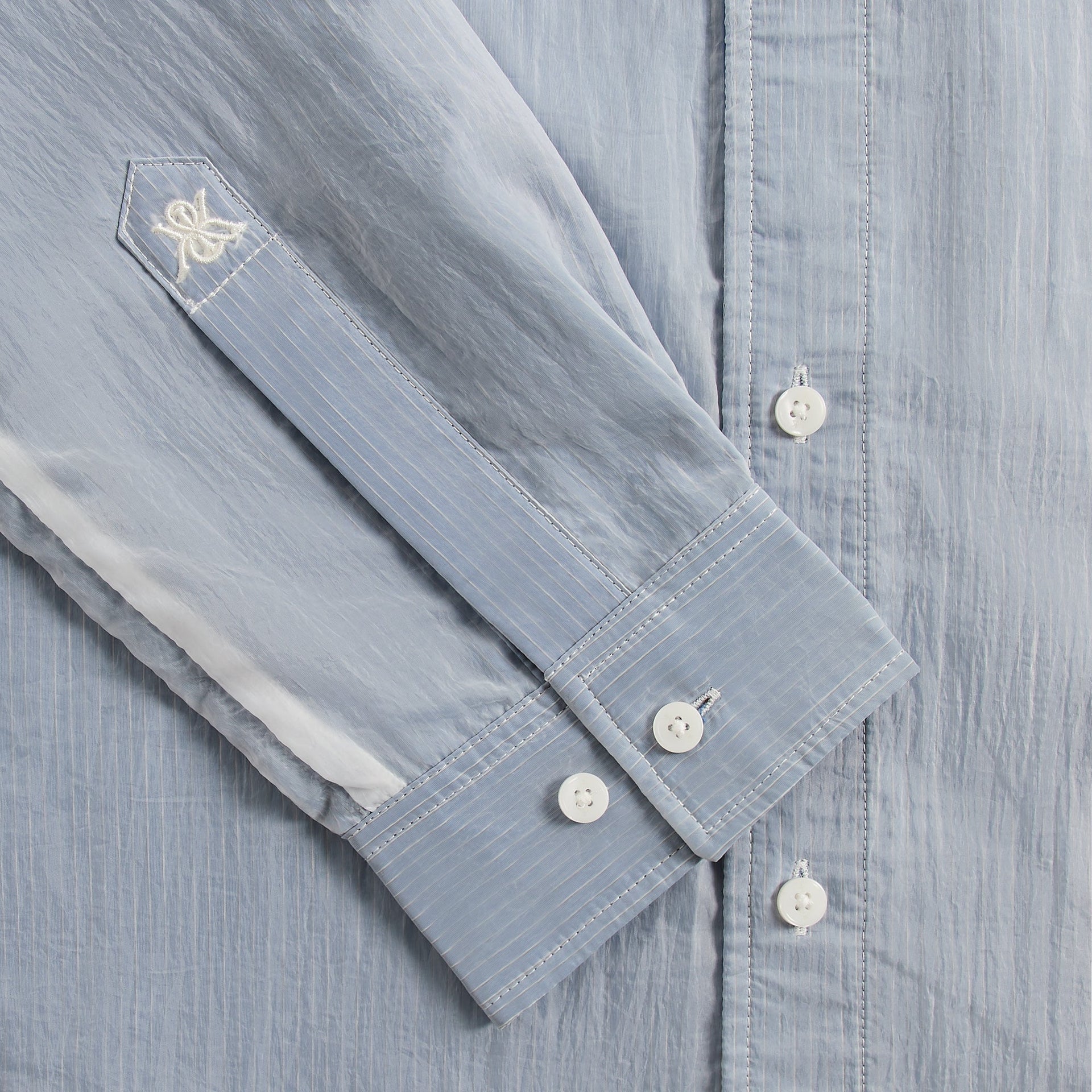 Kith Layered Stripe Georgie Shirt - White