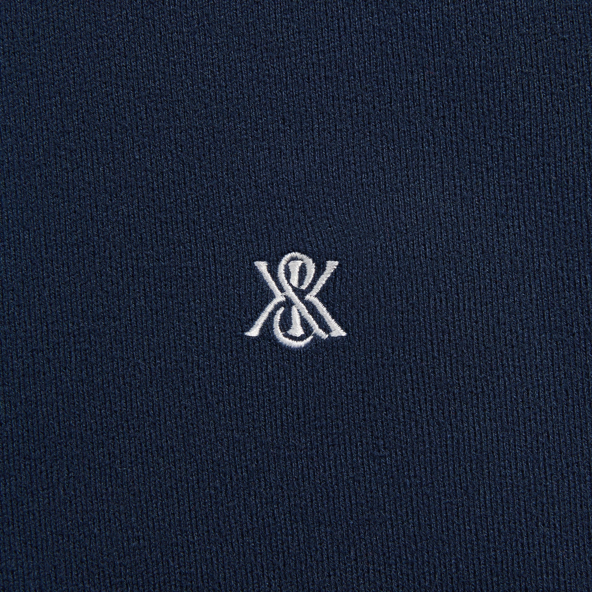 kith.mompact Cotton Knit Javier Quarter Zip Pullover - Nocturnal