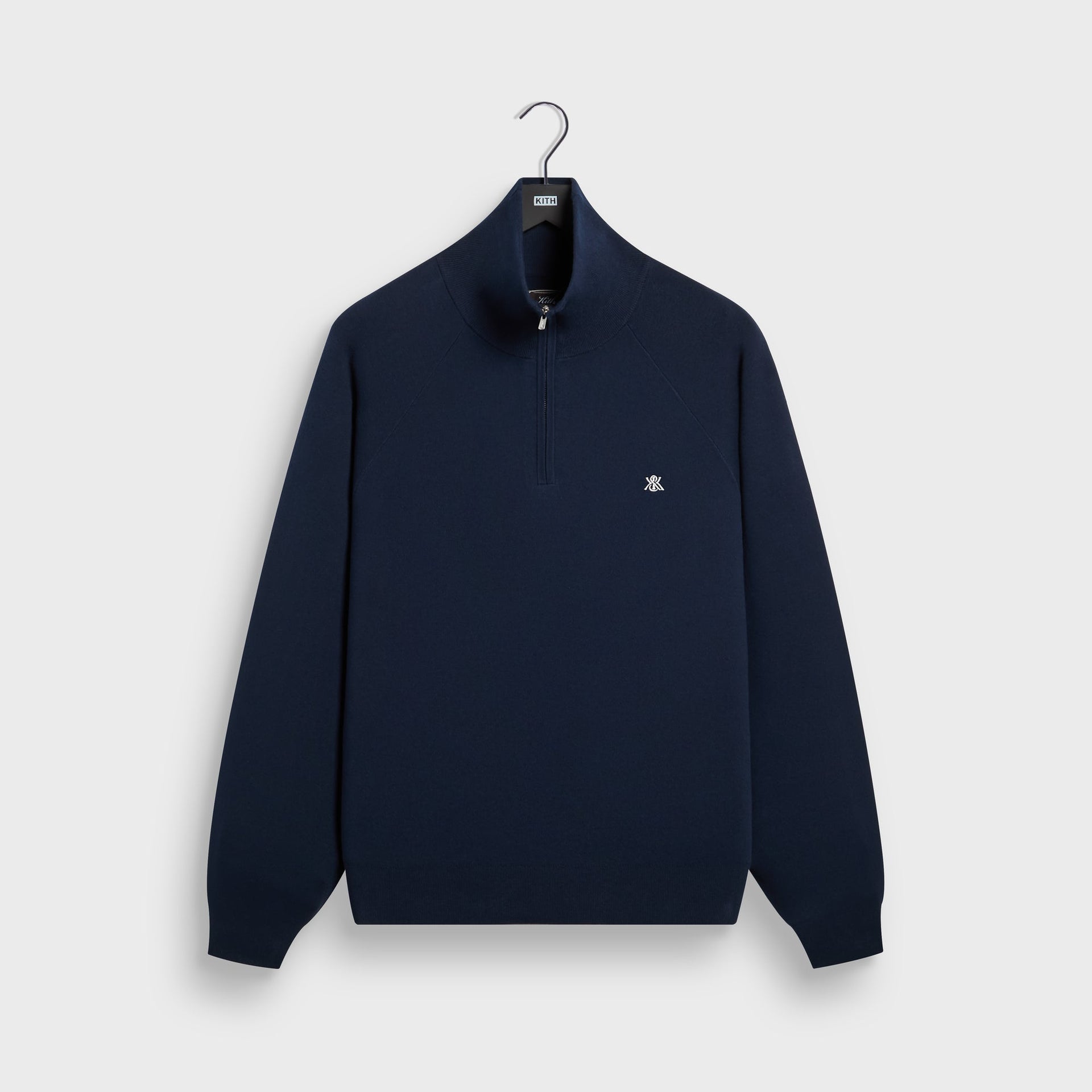 kith.mompact Cotton Knit Javier Quarter Zip Pullover - Nocturnal - PH