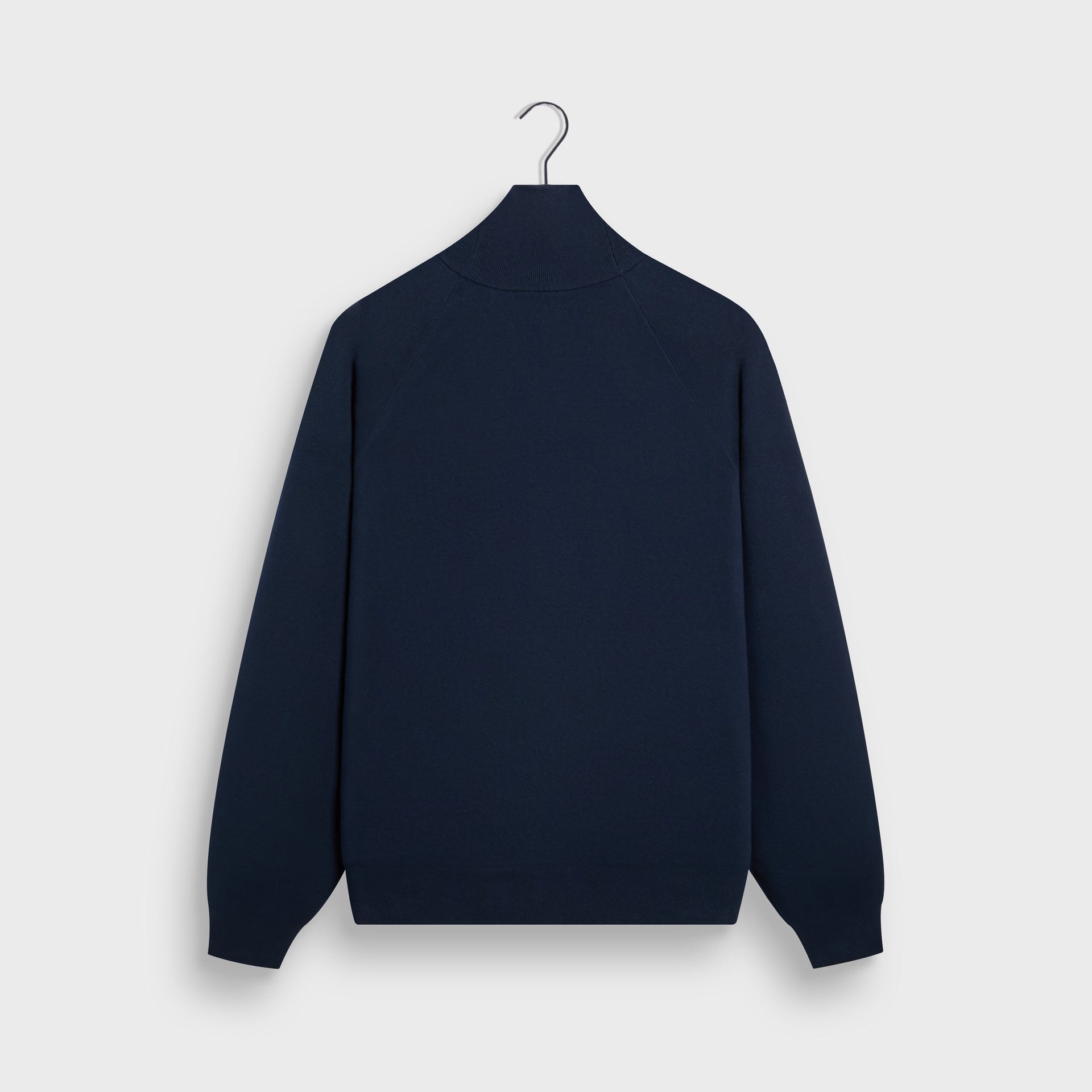 kith.mompact Cotton Knit Javier Quarter Zip Pullover - Nocturnal