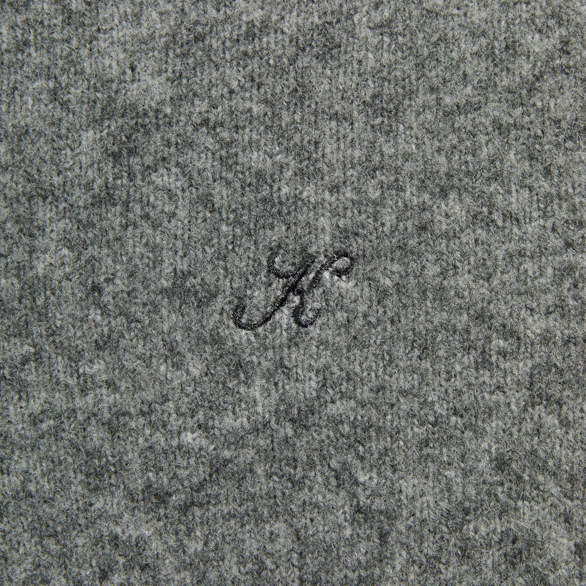 Kith Boucle Cyrus Turtleneck - Mid Heather Grey