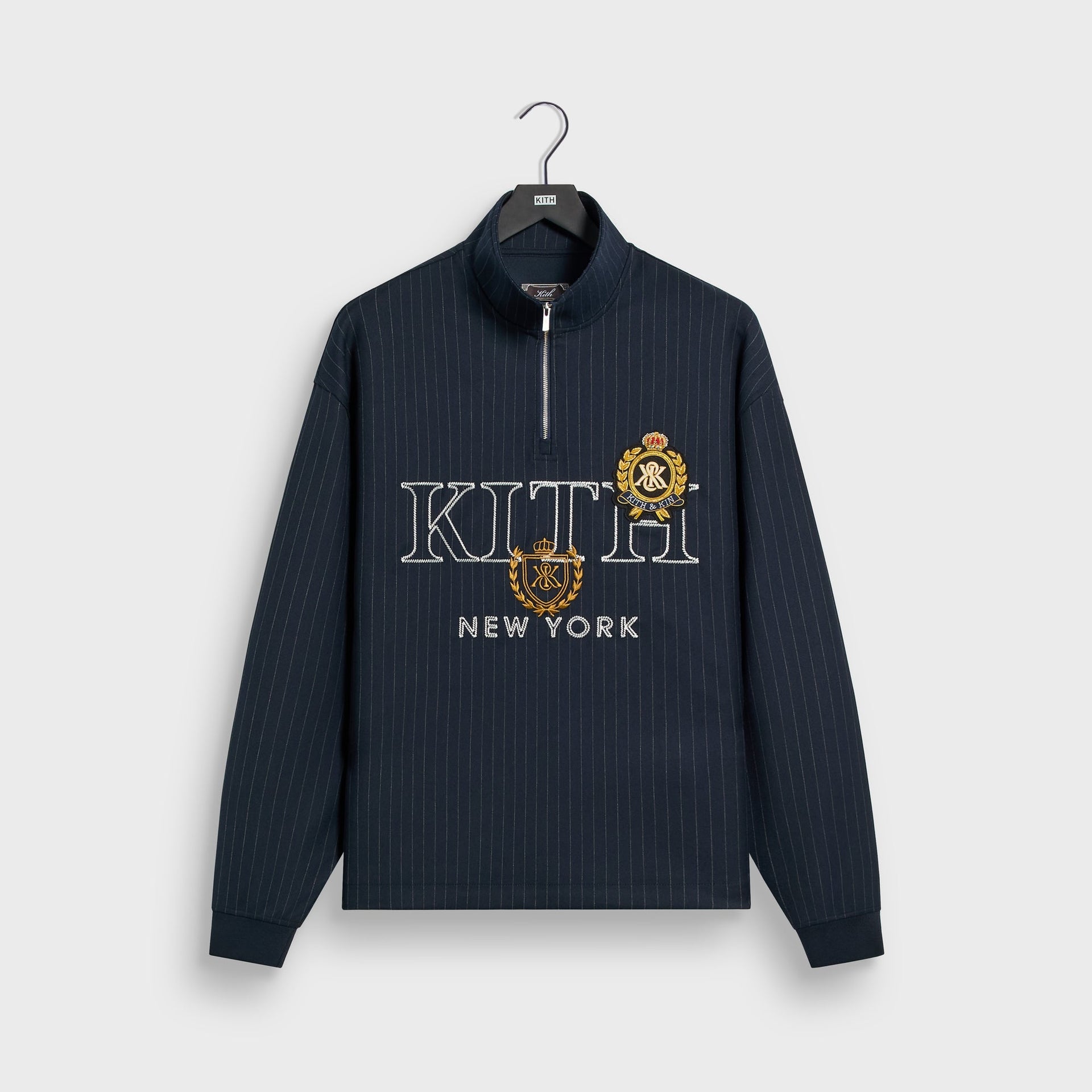 Kith Double Weave Nelson Quarter Zip - Nocturnal - PH
