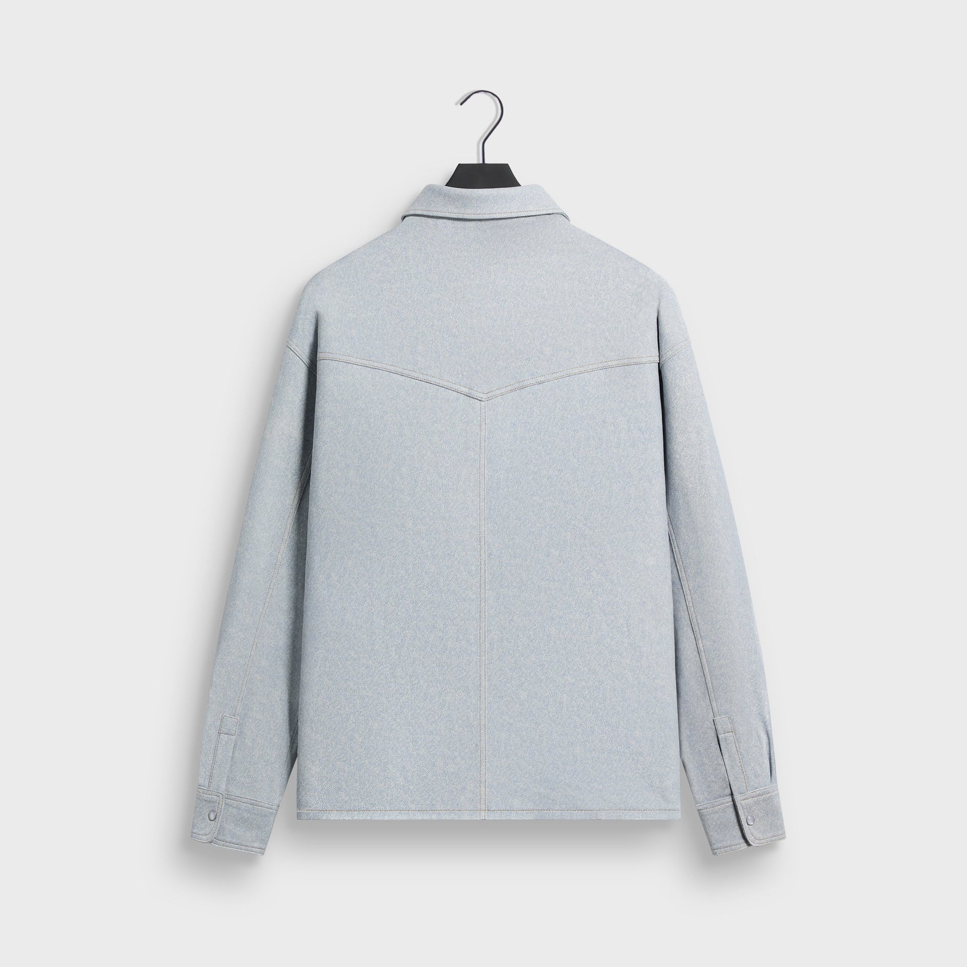 Kith Leather Denim Western Henson Shirt - Light Indigo