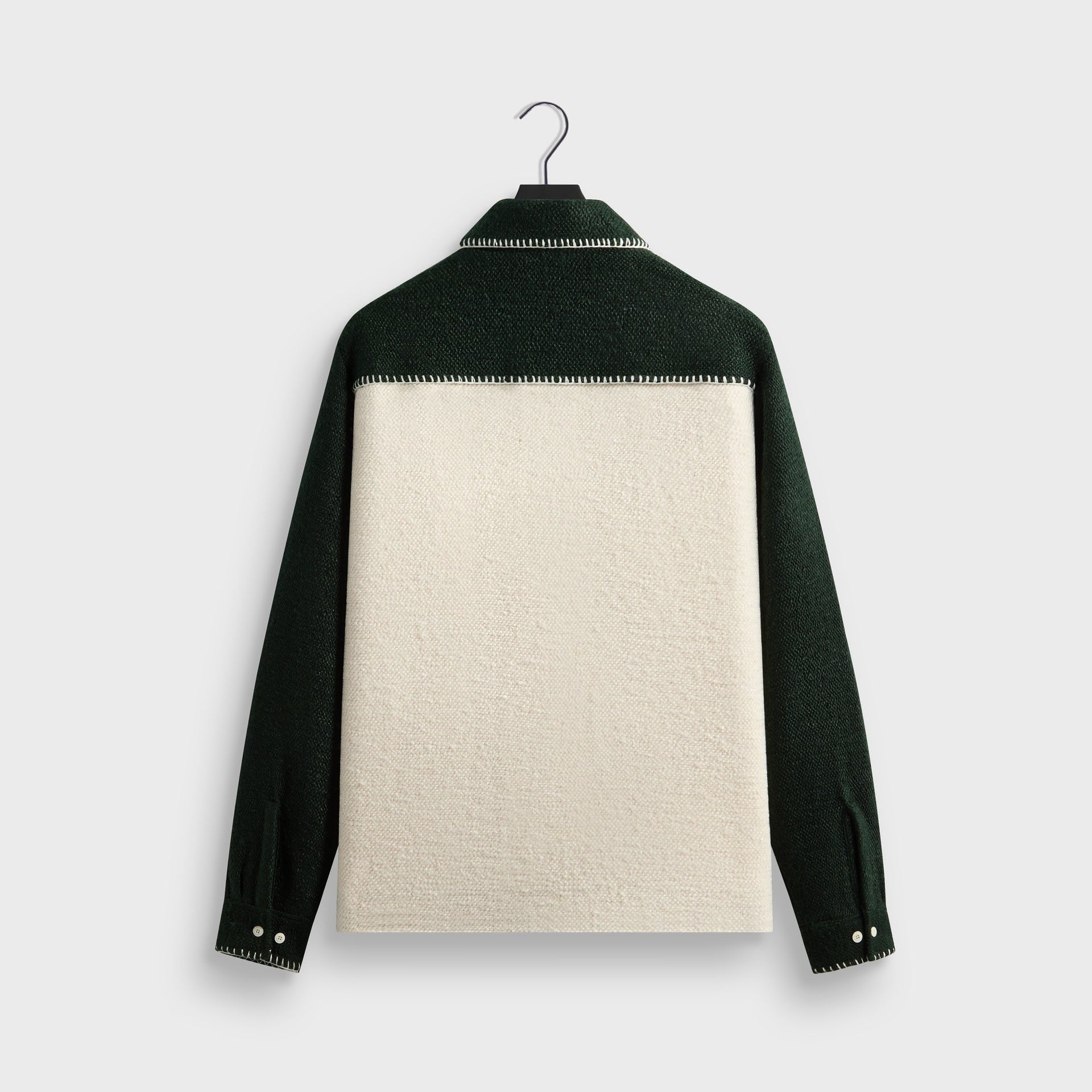 Kith Boucle Boxy Collared Overshirt - Sandrift