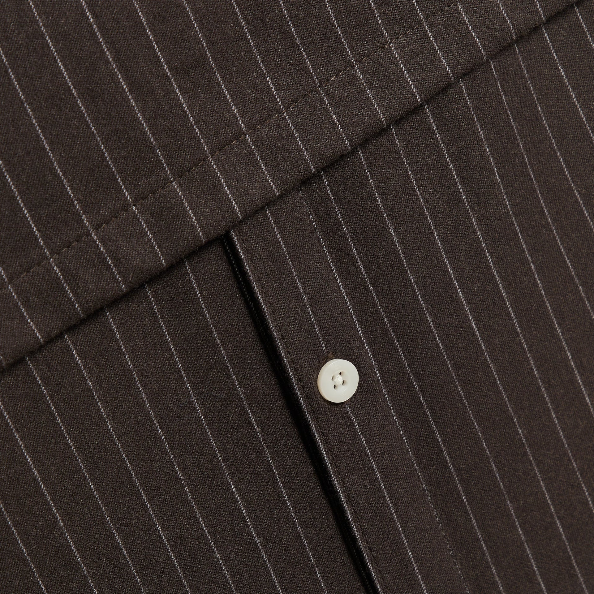 Kith Pinstripe Flannel Tamlin Buttondown Shirt - Clever