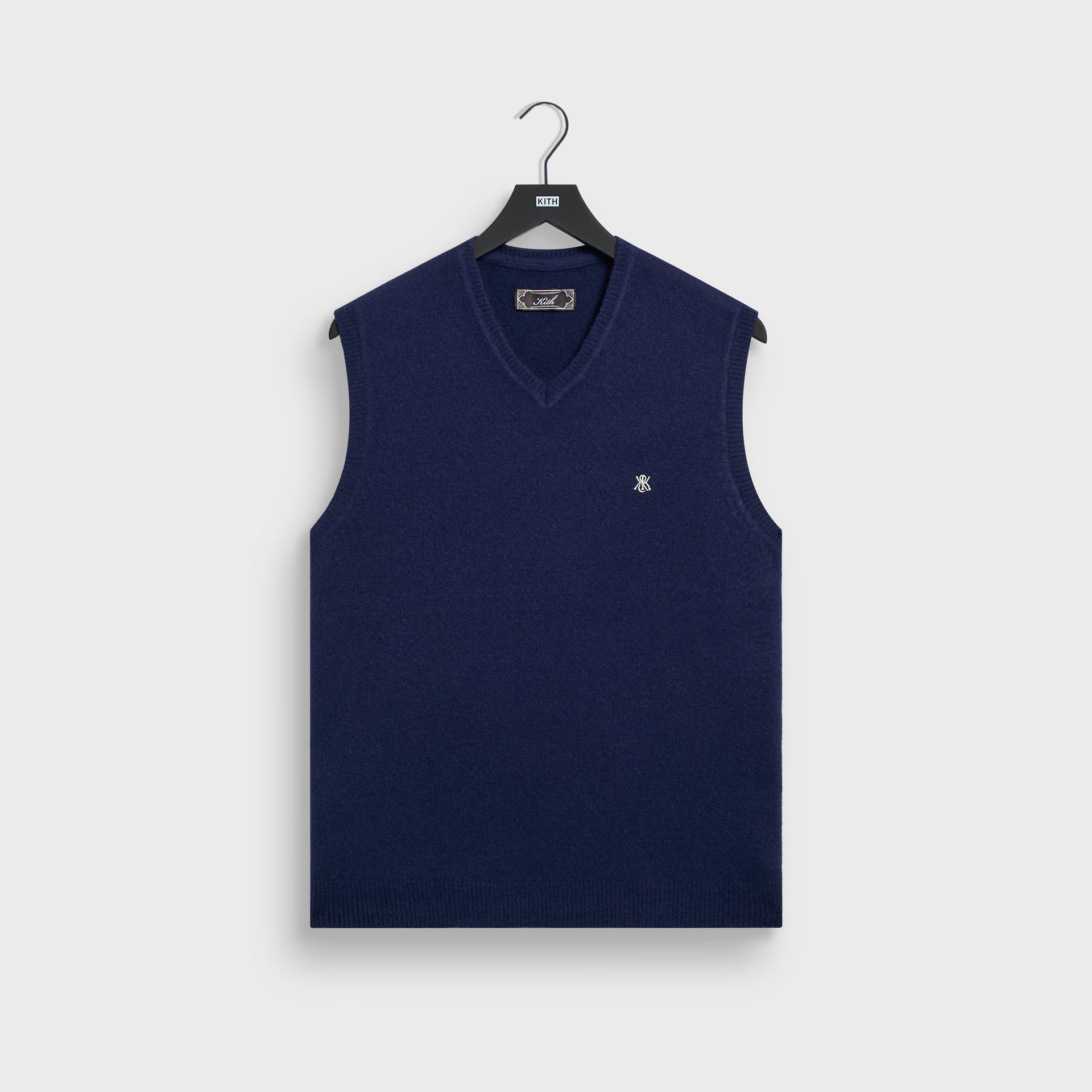 Kith Boucle Heath V-Neck Sweater Vest - Nocturnal - PH