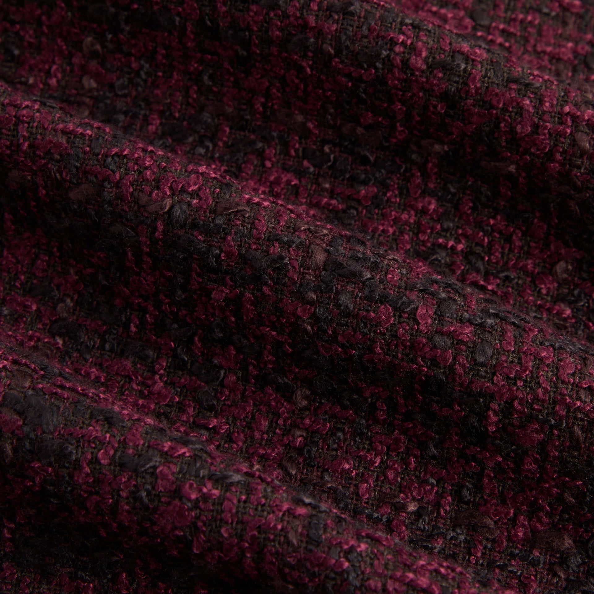 Kith Boucle Plaid Boxy Collared Overshirt - Essence