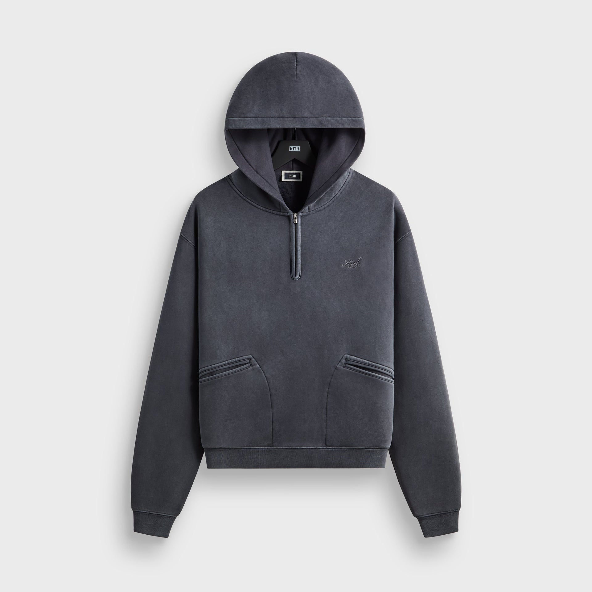 Kith Wilder Quarter Zip Hoodie - Void - PH