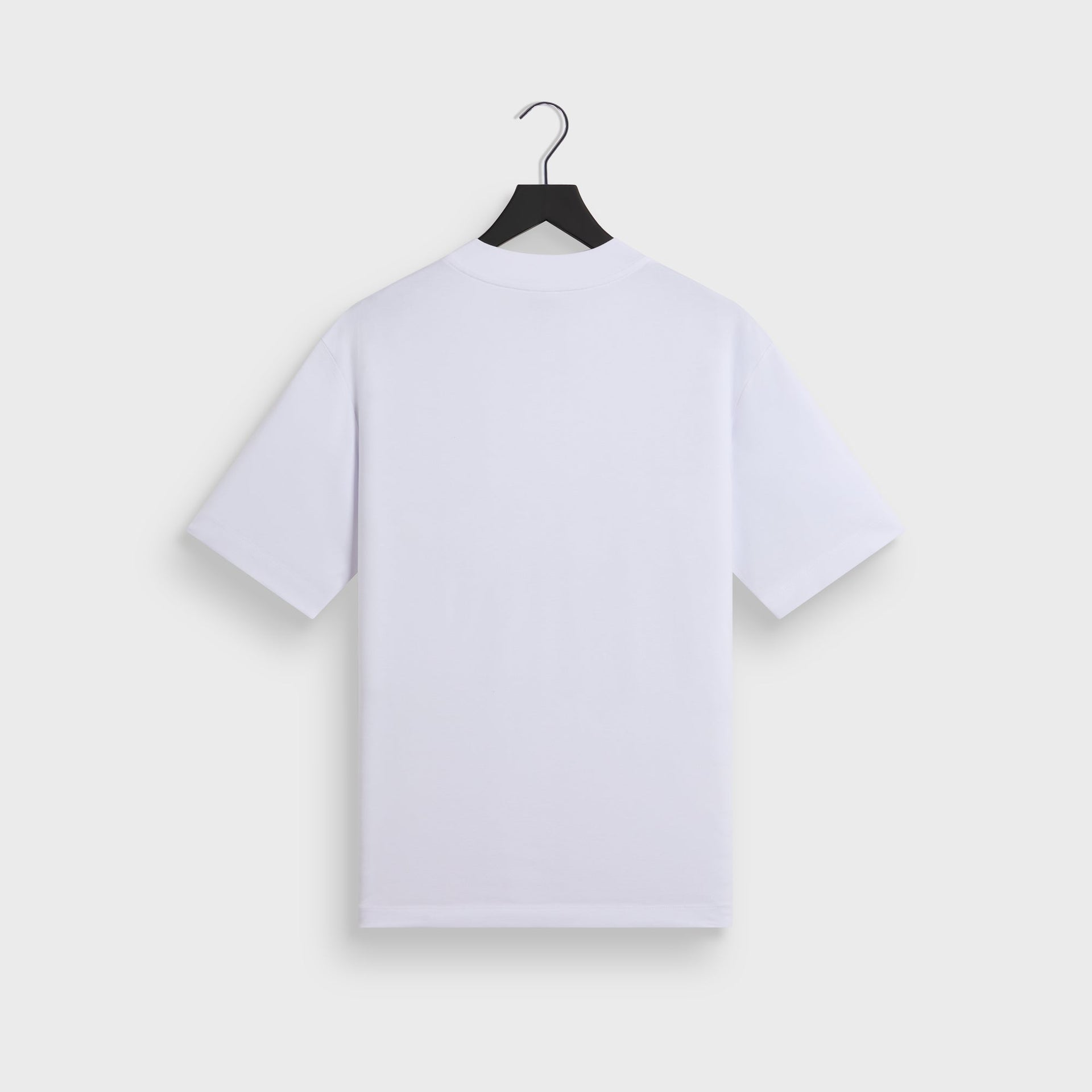 &Kin Albie henley tee, white, plain back view