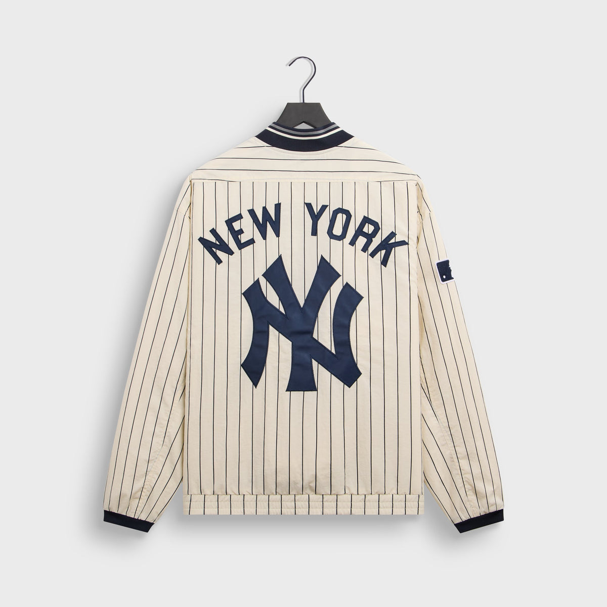 Kith for the New York Yankees Nylon Raffi Pullover - Sandrift