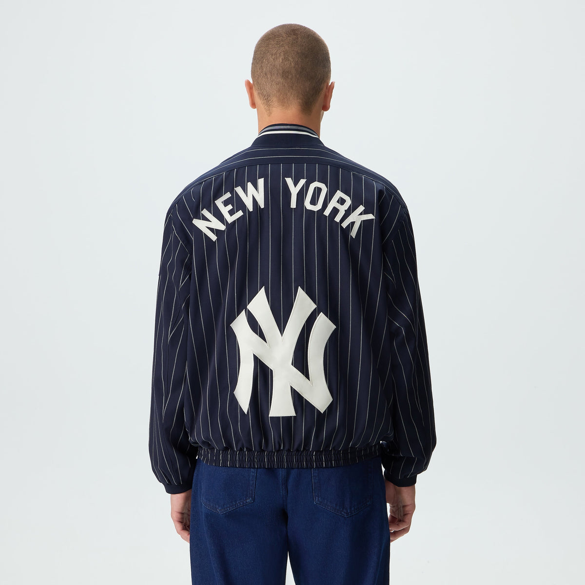 Kith for the New York Yankees Tropical Wool Raffi Pullover - Nocturnal
