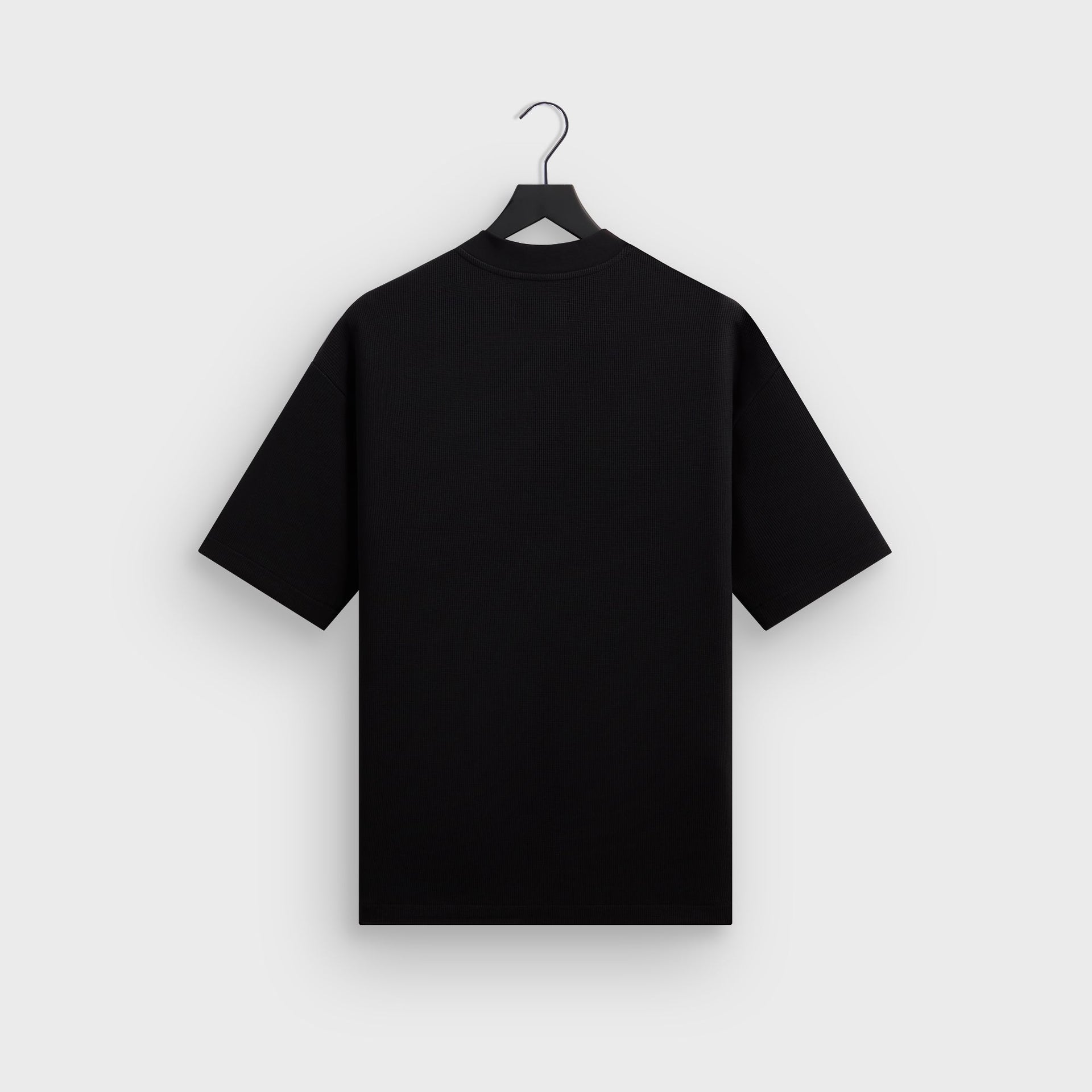 Kith Micro Waffle Tristan Henley - Black