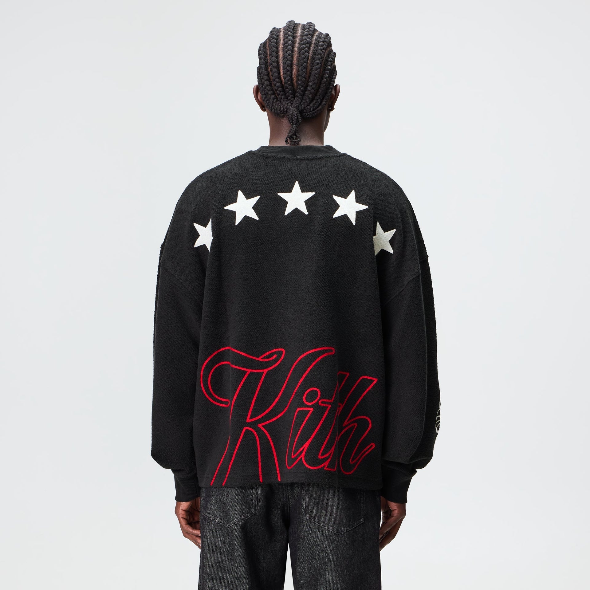 Kith Varsity Lawson Crewneck - Black - PH
