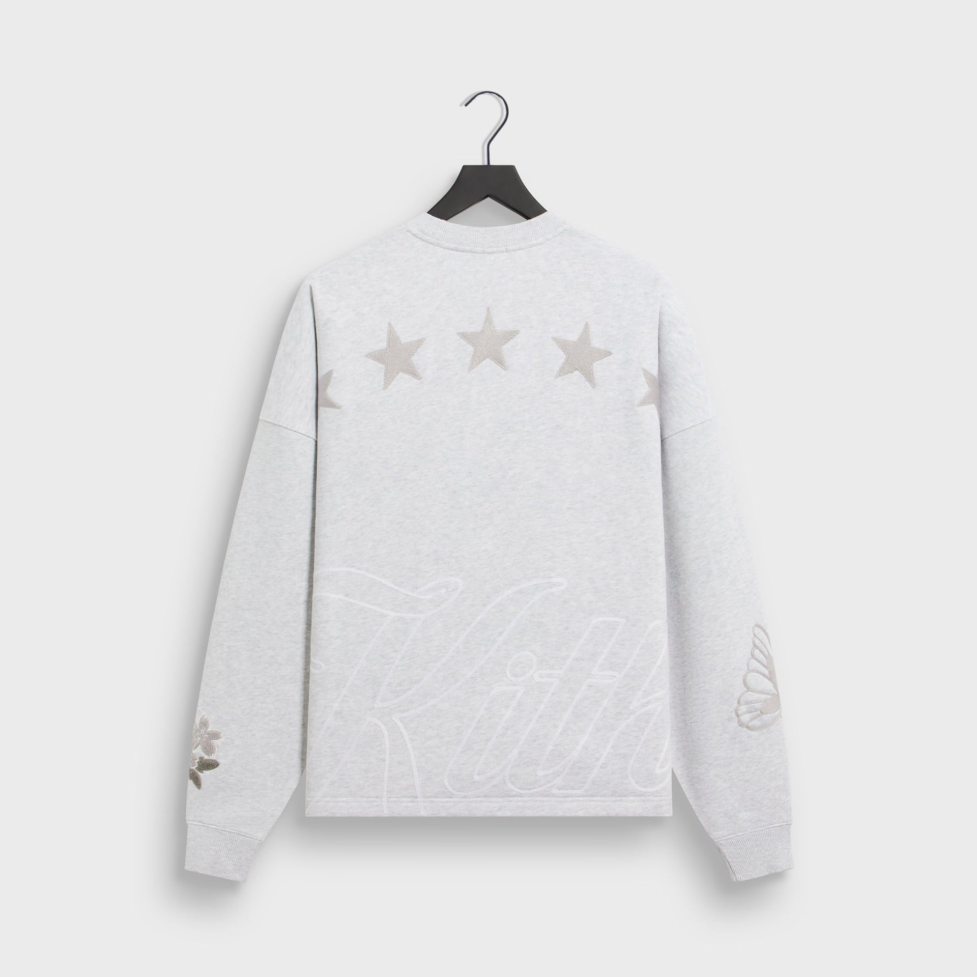 Kith Varsity Lawson Crewneck - Light Heather Grey - PH
