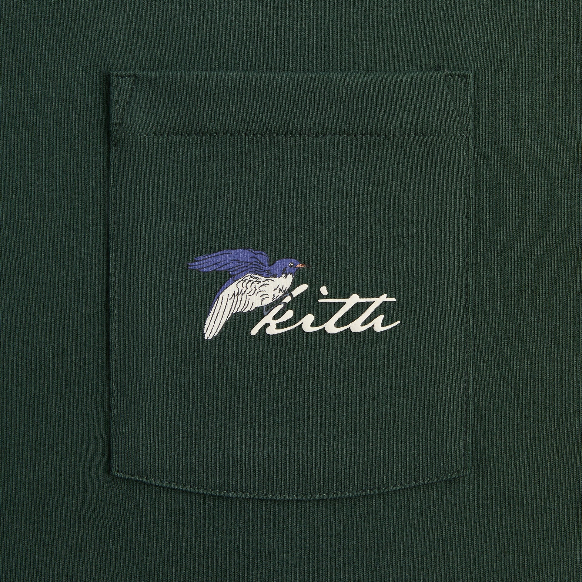 Kith Winter Tailbird Long Sleeve Pocket Tee - Stadium