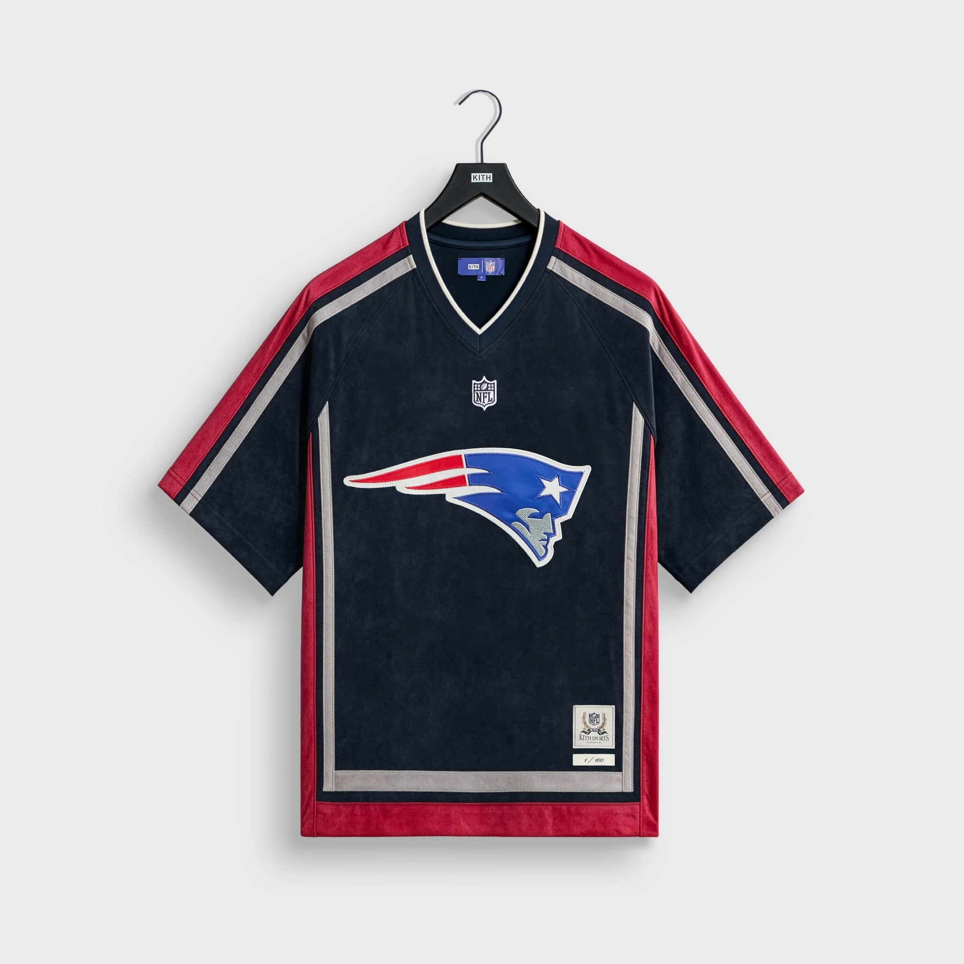 Kith & the NFL for the New England Patriots Leon Shirt - Nocturnal