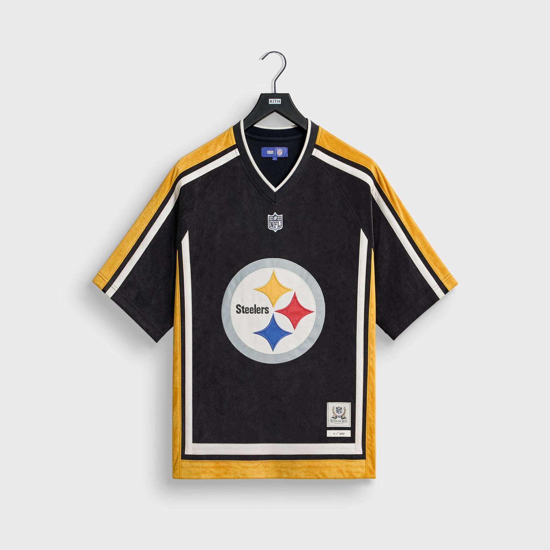 Kith & the NFL for the Pittsburgh Steelers Leon Shirt - Black - PH