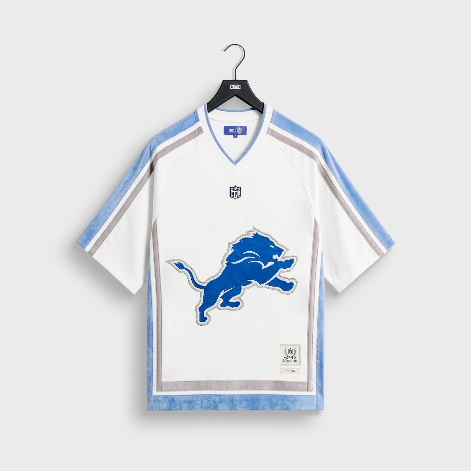Kith & the NFL for the Detroit Lions Leon Shirt - White