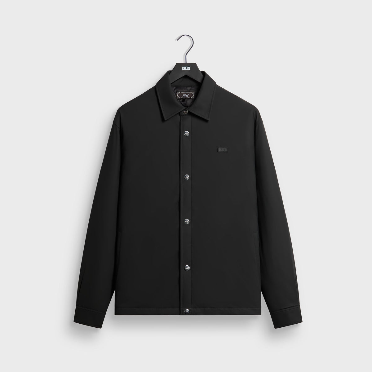 Kith Stretch Poly Brixton Shirt Jacket - Black - PH