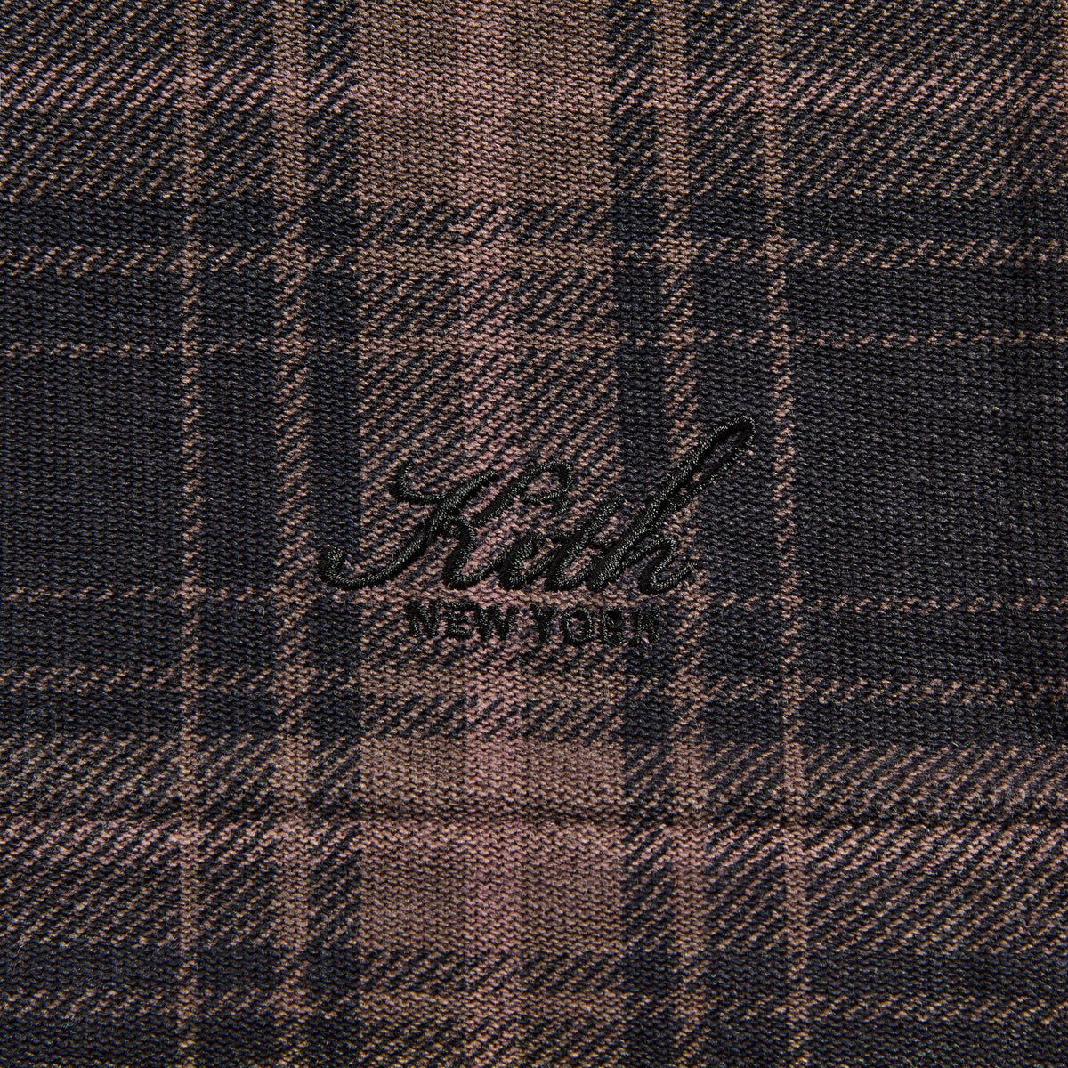 Kith Plaid Jersey Kurt Quarter Zip - Ascot - PH