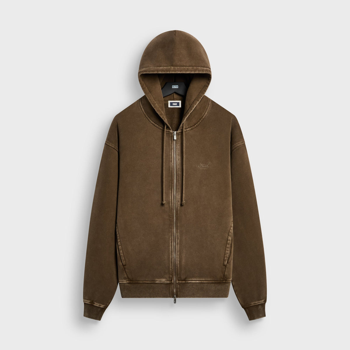 Kith Tobias Zip-Up Hoodie - Buckwheat - PH