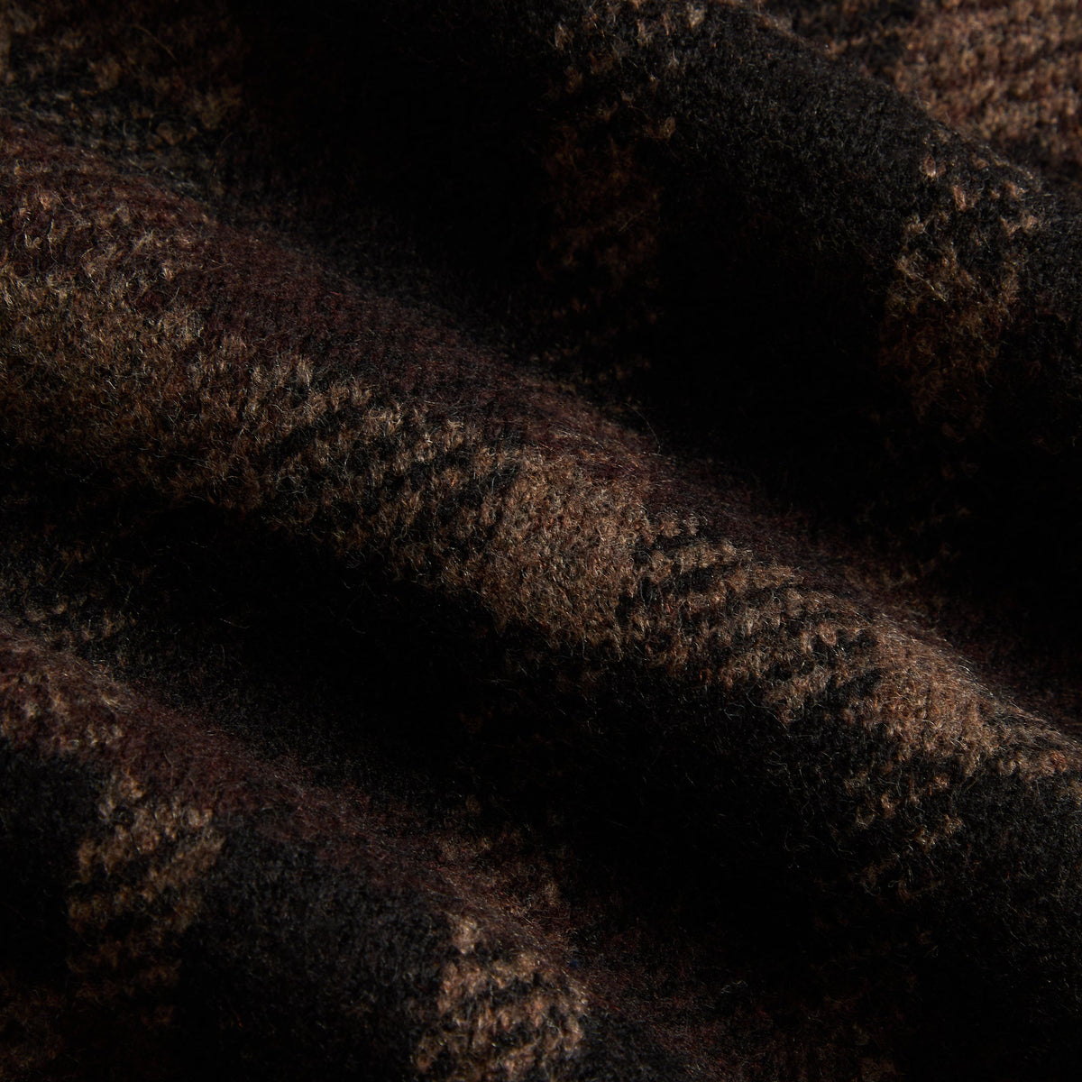 Kith Lewis Check Sweater - Black