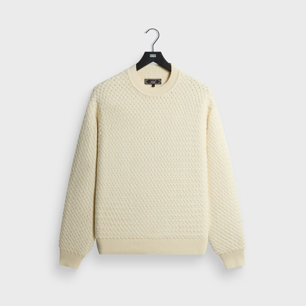 Kith Basketweave Lewis Crewneck - Sandrift - PH